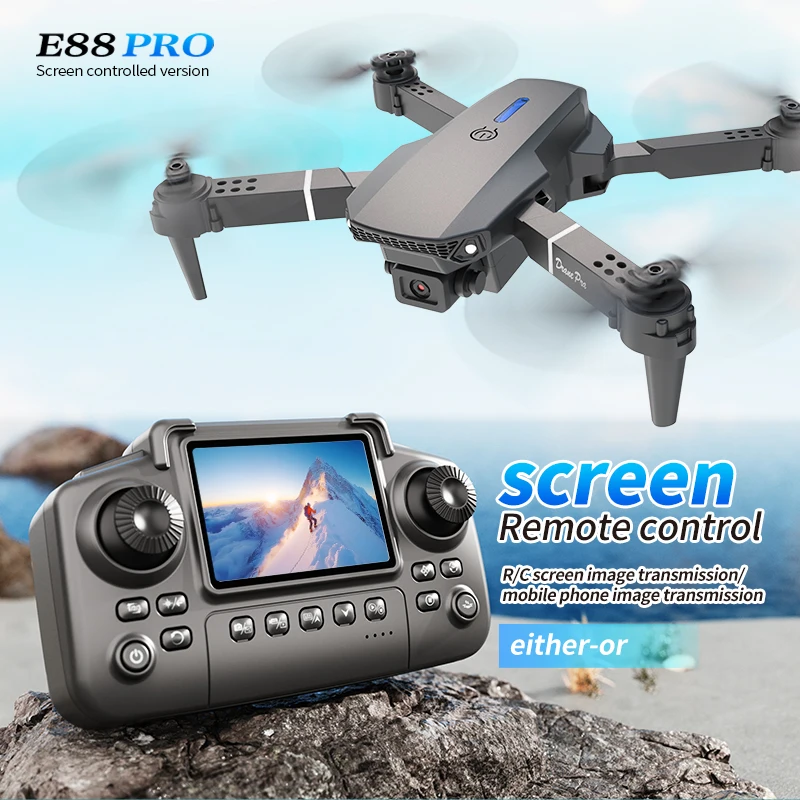 Drone Z - Профессиональный дрон E88 PRO с экраном,