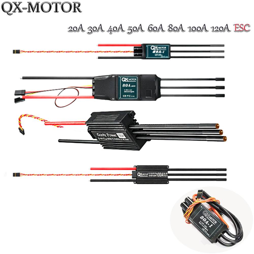 Drone Rc Parts - Бесщеточный регулятор скорости ESC 20A-120A, совместимый
