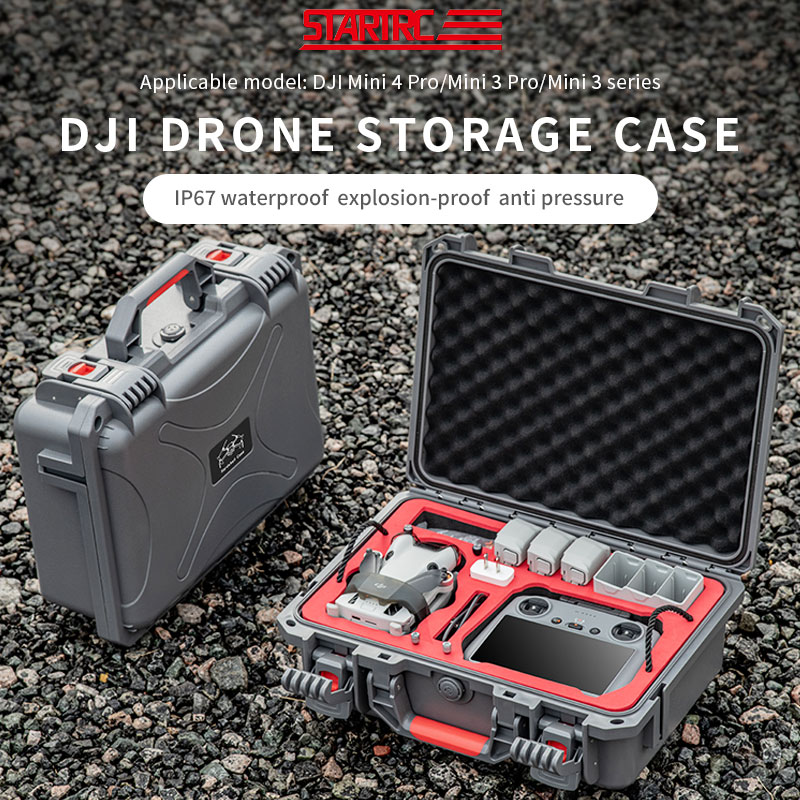 Drone Rc N3 3 Batteries - Чехол STARTRC Mini 4 Pro, двухслойный