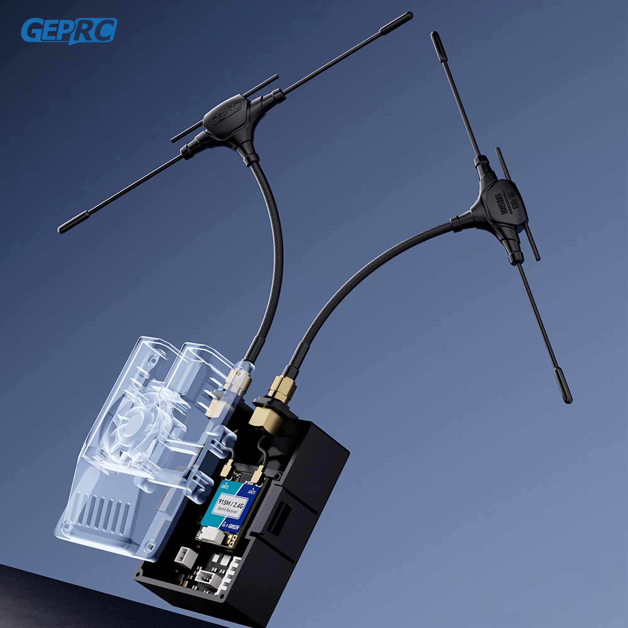 Drone Rc Parts - GEPRC ELRS 915M/2,4G Gemini Xrossband приемник