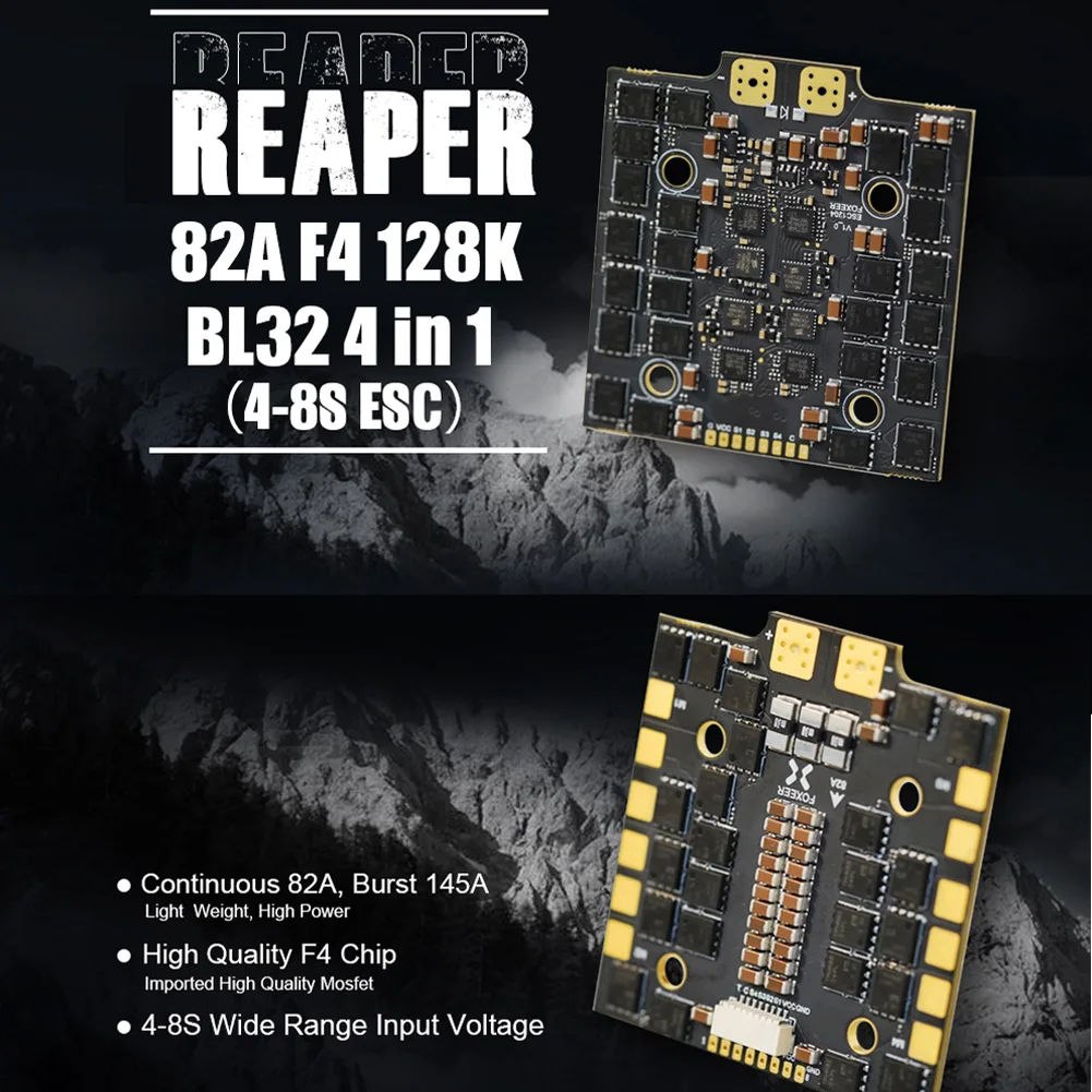 AvaCoreFoxeer Reaper V2 82a F4 – обзор и цена Drone Reaper Rc