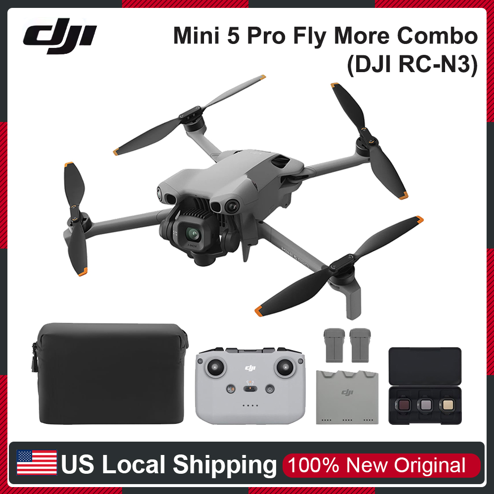 DJI Mini 5 Pro Fly More Combo  – обзор и цена Drone Rc N3 3 Batteries