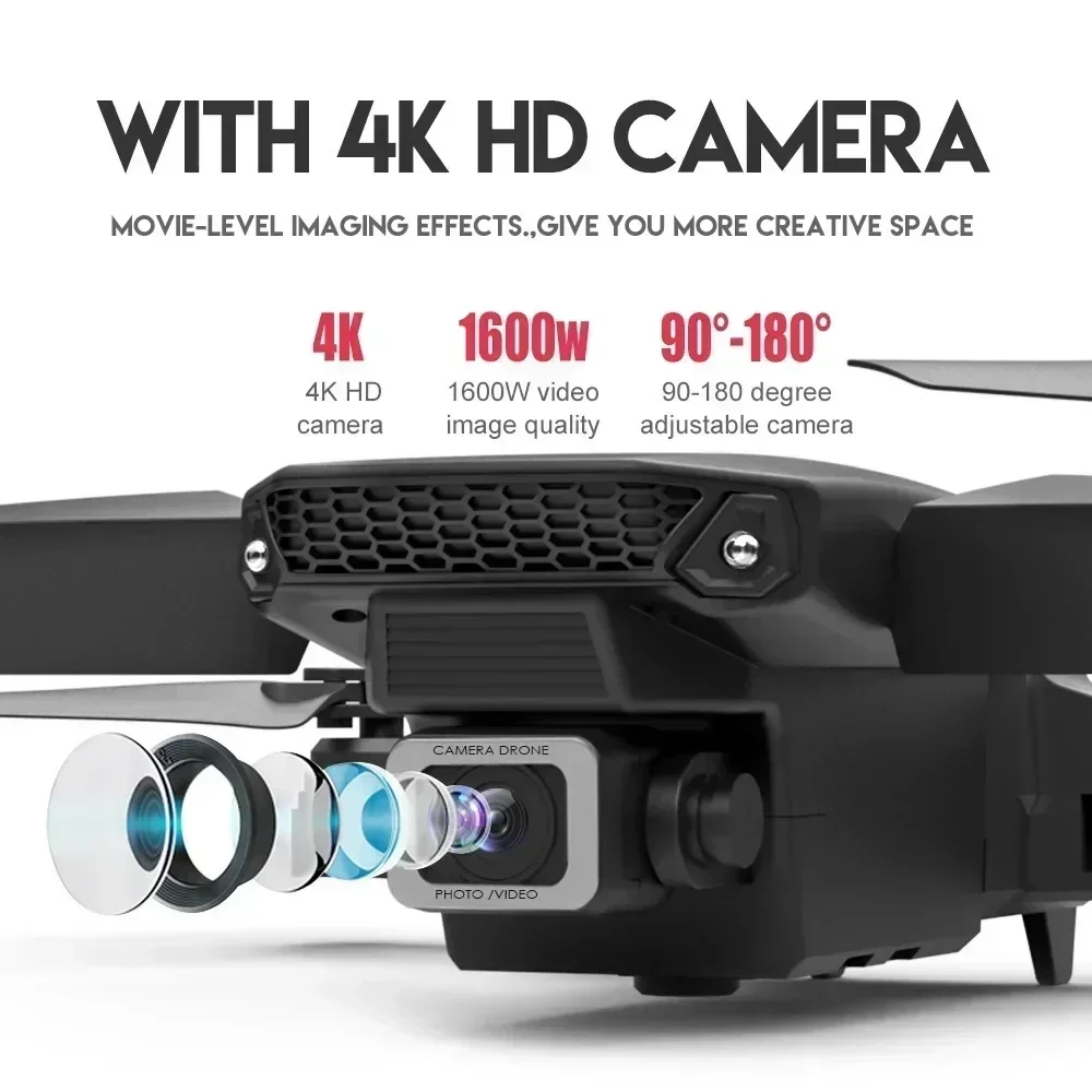 E88 Pro WIFI FPV Дрон Широкоуг – обзор и цена Drone E88 Rc Quadcopter