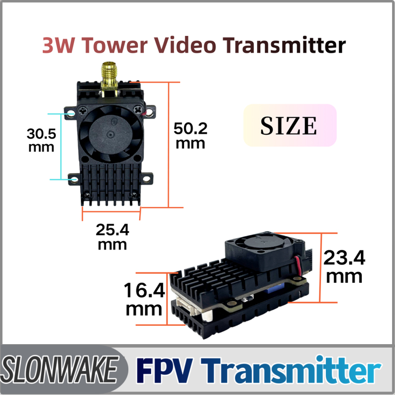 SLONWAKE 5,8G 3000 МВт Модуль  – обзор и цена Drone Rc Remote