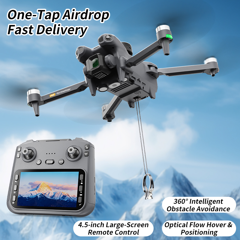 Дрон AE51 с GPS, 8K, профессио – обзор и цена Drone Rc Folding