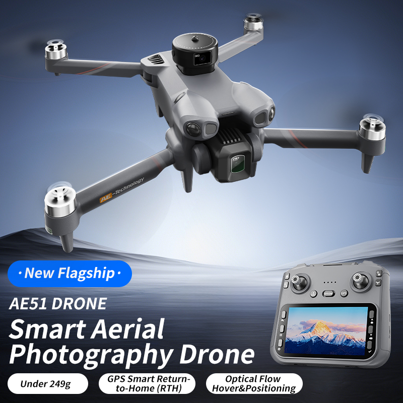 Дрон AE51 с GPS, 8K, профессио – обзор и цена Drone Rc Folding